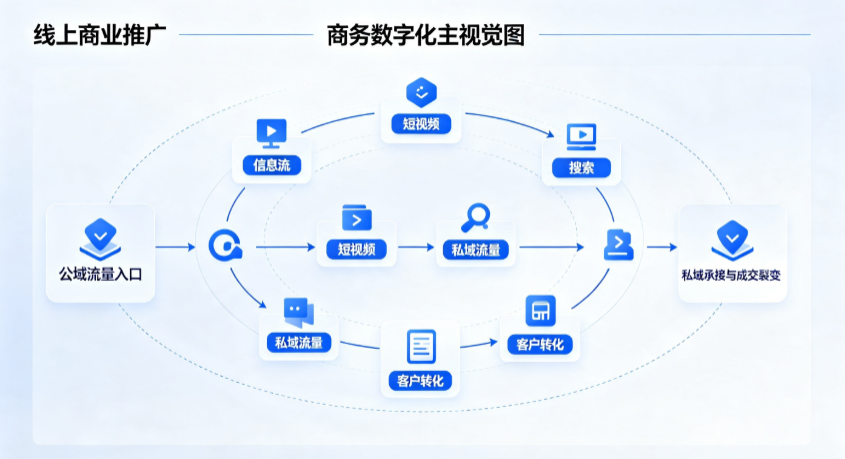 彭州市线上商业推广怎么做？全域流量闭环搭建与低成本转化实战指南